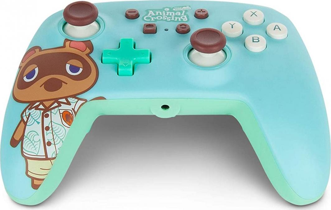 Kontroller PowerA Animal Crossing Tom Nook, me kabllo, i kaltër