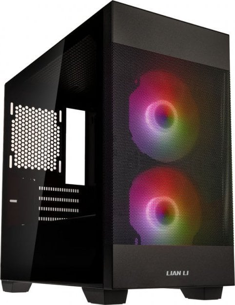 Kasë Lian Li LANCOOL 205M Mesh, e zezë, Micro Tower