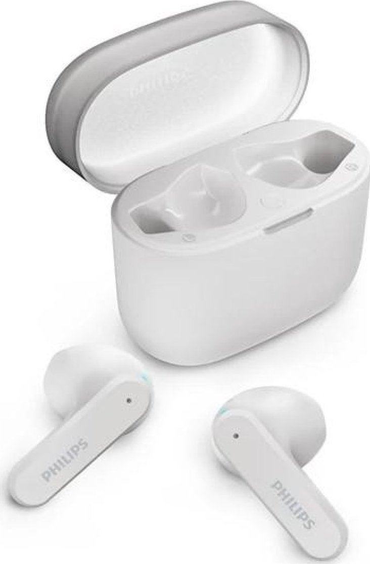 Kufje Philips TAT2139 True Wireless Bluetooth, 13mm, me kuti karikimi, të bardha