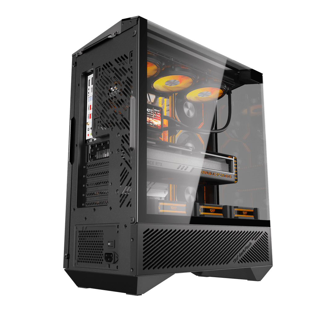 Kasë Darkflash Case DY460, Mid-Tower, e zezë