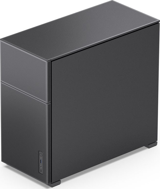 Kuti kompjuteri Jonsbo D41 Mesh, Micro ATX, panel xhami, e zezë
