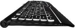 Tastierë TRACER OFIS PRO, USB, ndriçim LED i bardhë, ultra e hollë