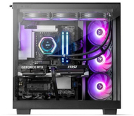 Гејминг компјутер LYNX ULTIMATE Ryzen 7 9800X3D, 64GB RAM, 2TB SSD NVMe, RTX 5070 Ti 16GB, црн