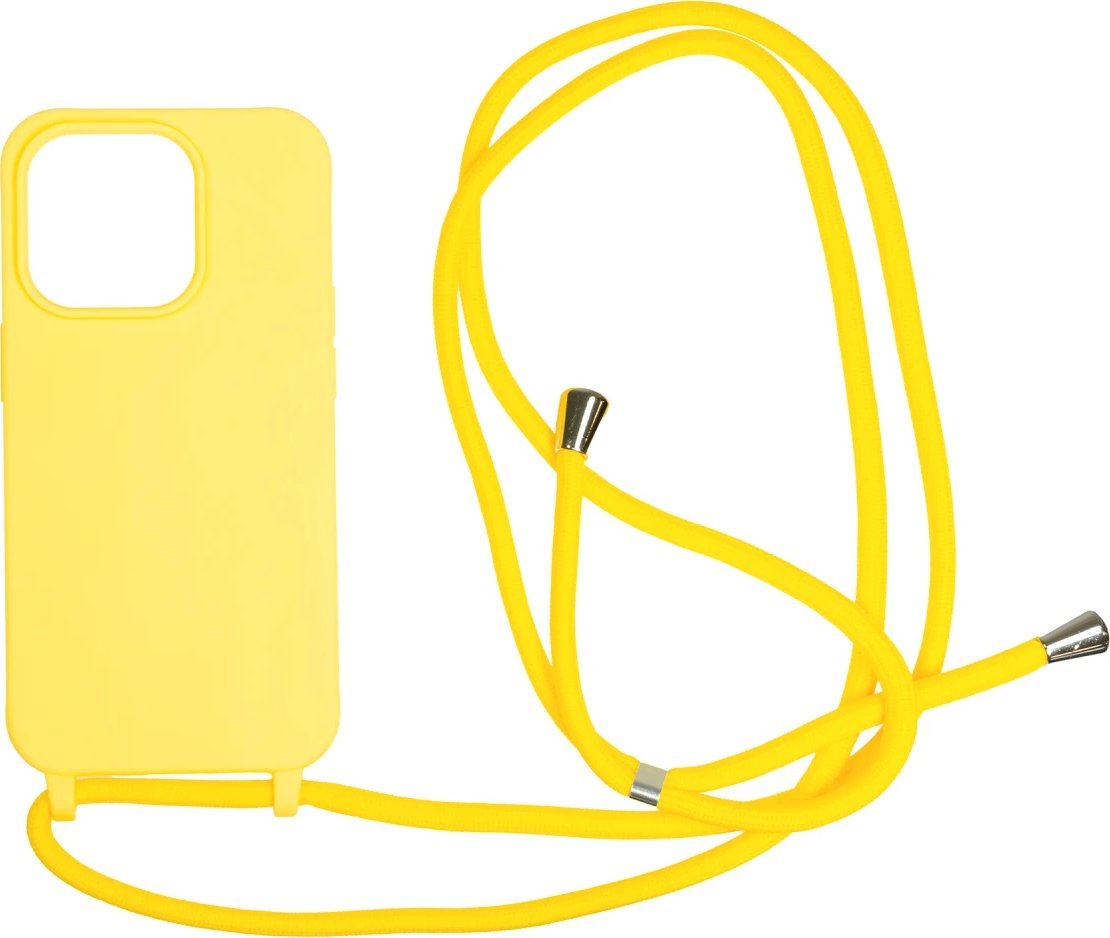 Mbrojtëse telefoni Mobile Origin Lanyard Case, për iPhone 14 Pro, me rrip, e verdhë