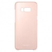 Mbulesë telefoni Samsung Galaxy S8 Plus, ultra e hollë, transparente, rozë