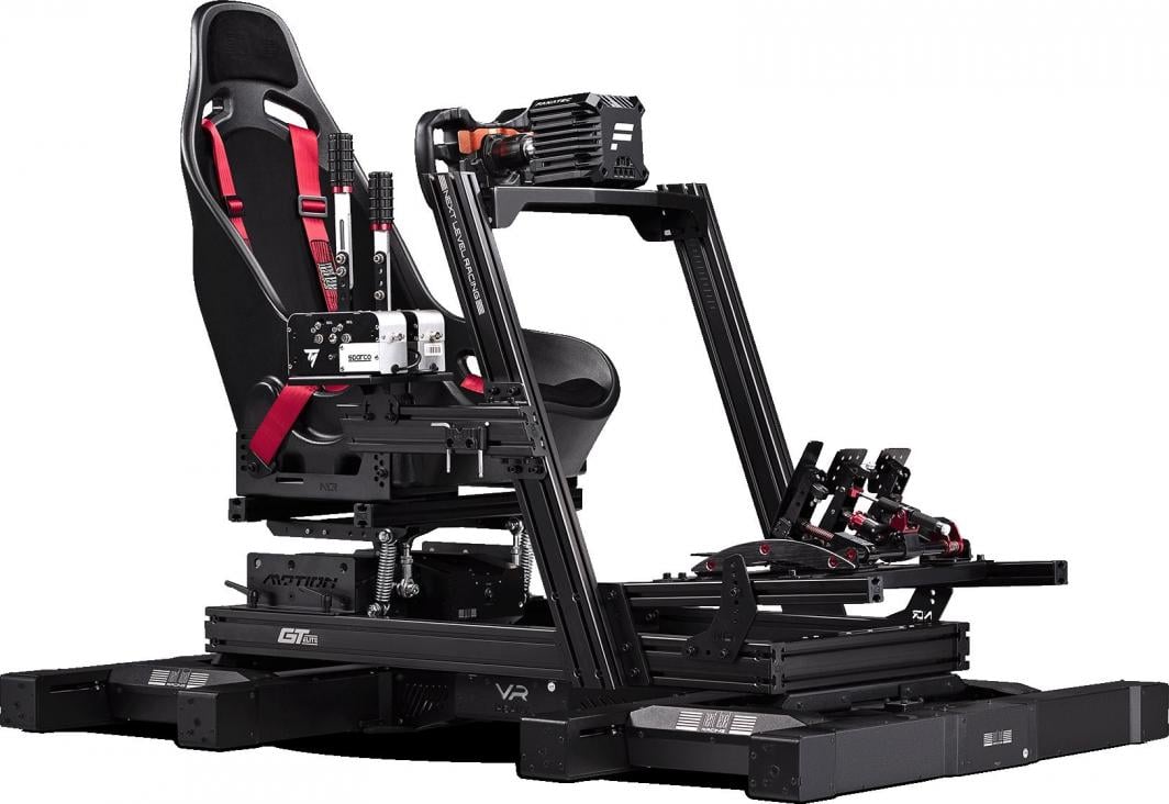 Kokpit garash Next Level Racing GTElite, profil alumini, strukturë e përforcuar, i zi