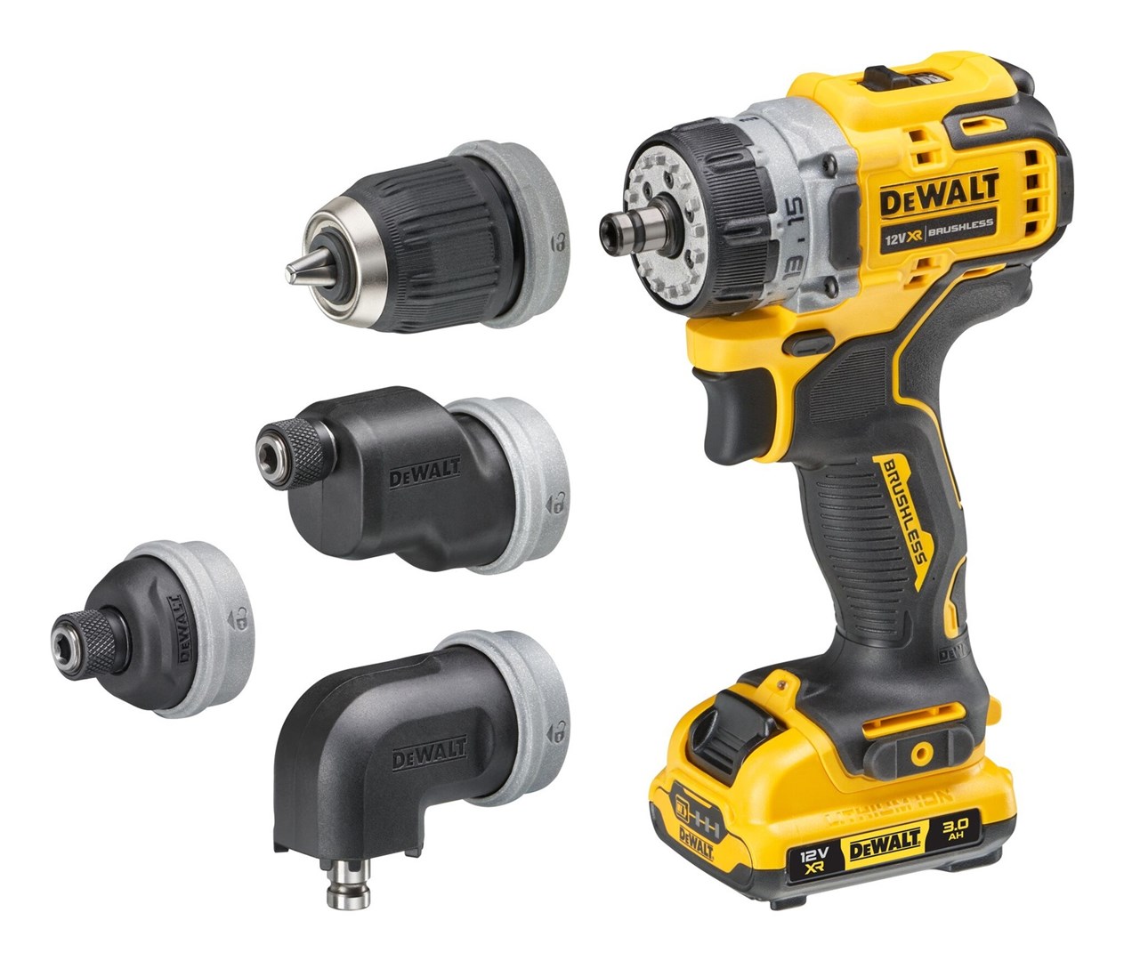 Trapan vidus Dewalt DCD703L2T, 12V, 2x bateri 3Ah