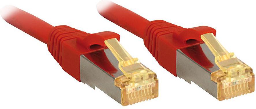 Kabllo Lindy Patchcord, kat.7, S/FTP, PIMF, LSOH, 7.5m, e kuqe