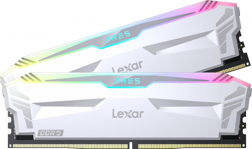 Memorie Lexar Ares RGB, DDR5, 32 GB, 6400 MHz, CL32, LD5EU016G-R6400GDWA