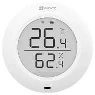 Sensor temperature dhe lagështie Ezviz T51c, wireless, për sistemin A3, i bardhë