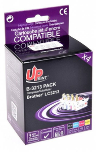 Kartrixh boje UPrint B-3213 Pack, set 4 ngjyra, kompatibil me Brother LC3213