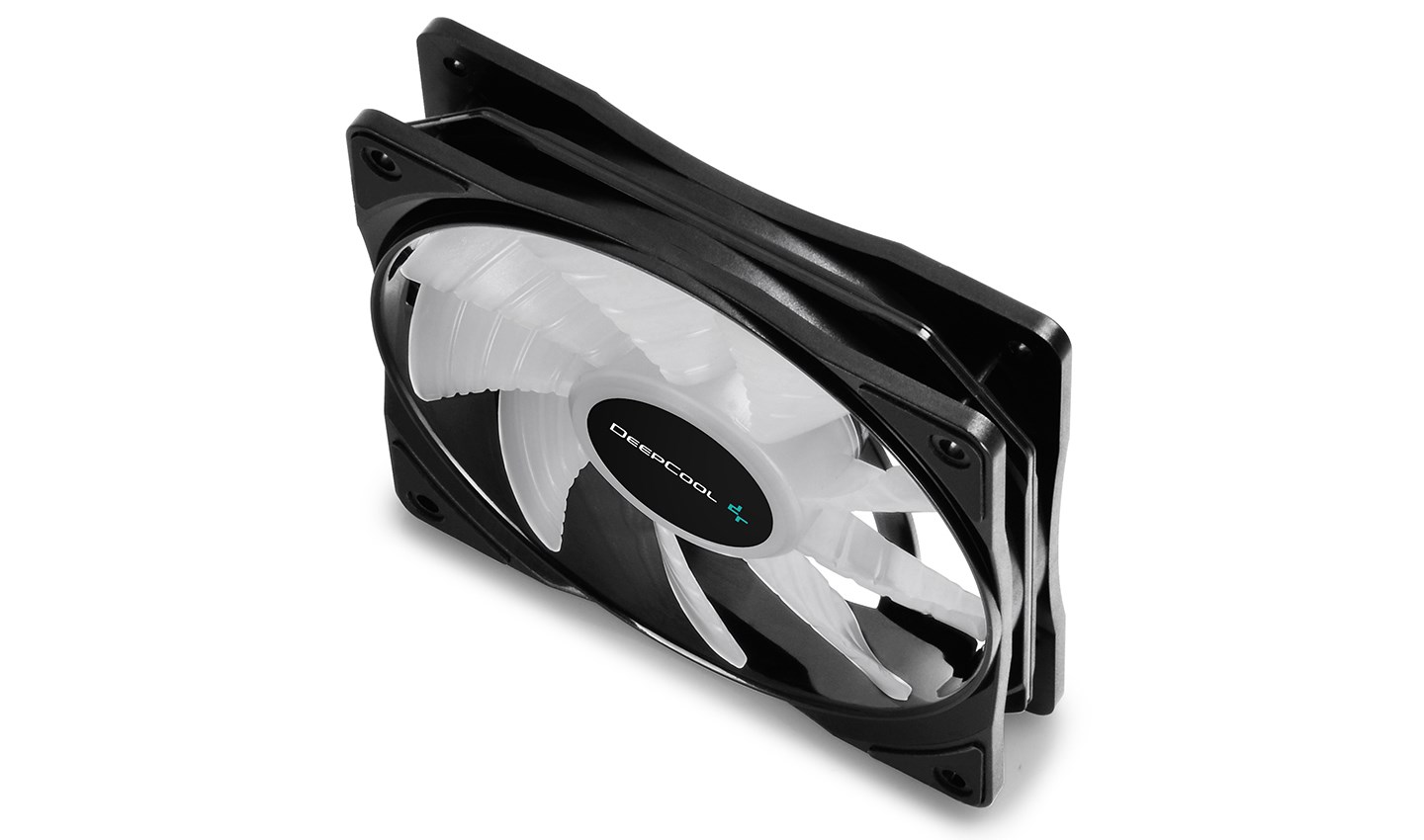 Ftohës Deepcool RF120M, 5 copë, 12 cm, i zi / i tejdukshëm