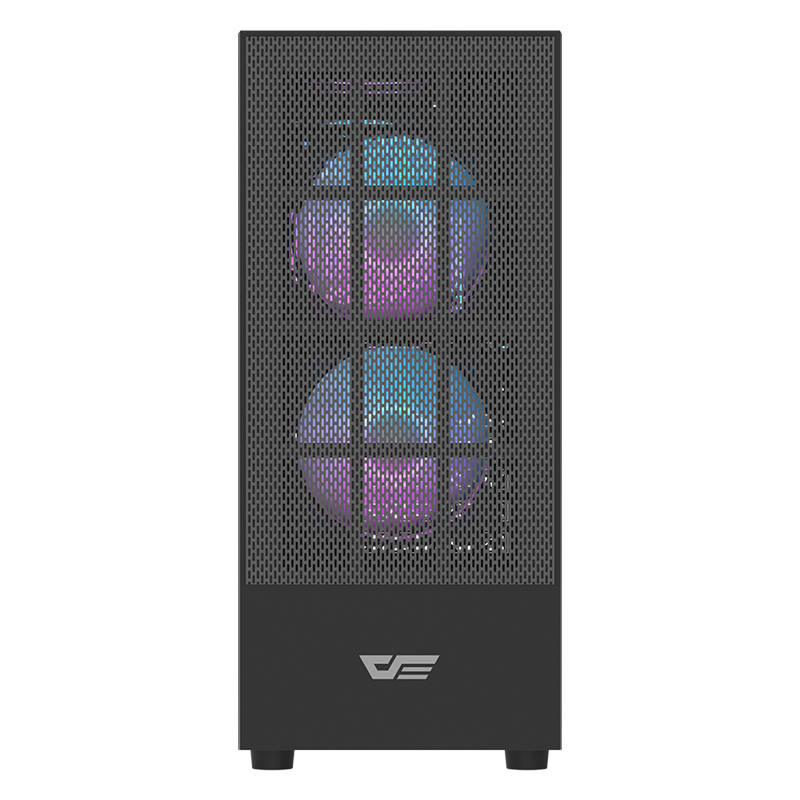 Kutia PC Darkflash A290, ATX Mid Tower, 3 ventilatorë, e zezë