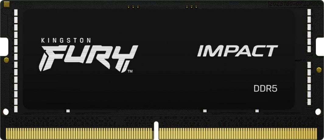 Memorie operative Kingston Fury Impact, SODIMM, DDR5, 16GB, 5600MHz, CL40
