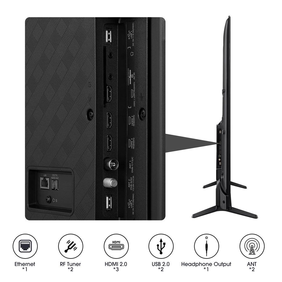 Televizor Hisense 43A6K, 43", 4K Ultra HD, Smart, i zi