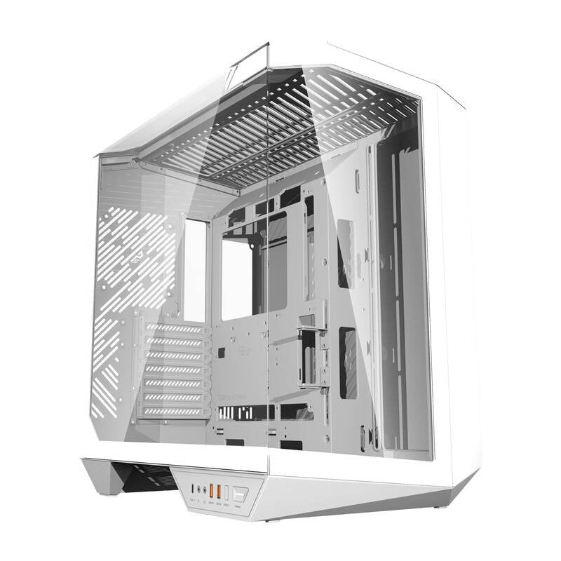 Kutia kompjuterike DarkFlash DY470, ATX MIDI Tower, panel xhami temperuar, e bardhë