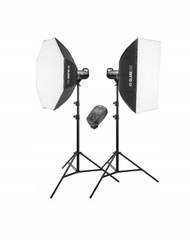 Set ndriçimi studio GlareOne Antares 600 Basic Kit, 600W