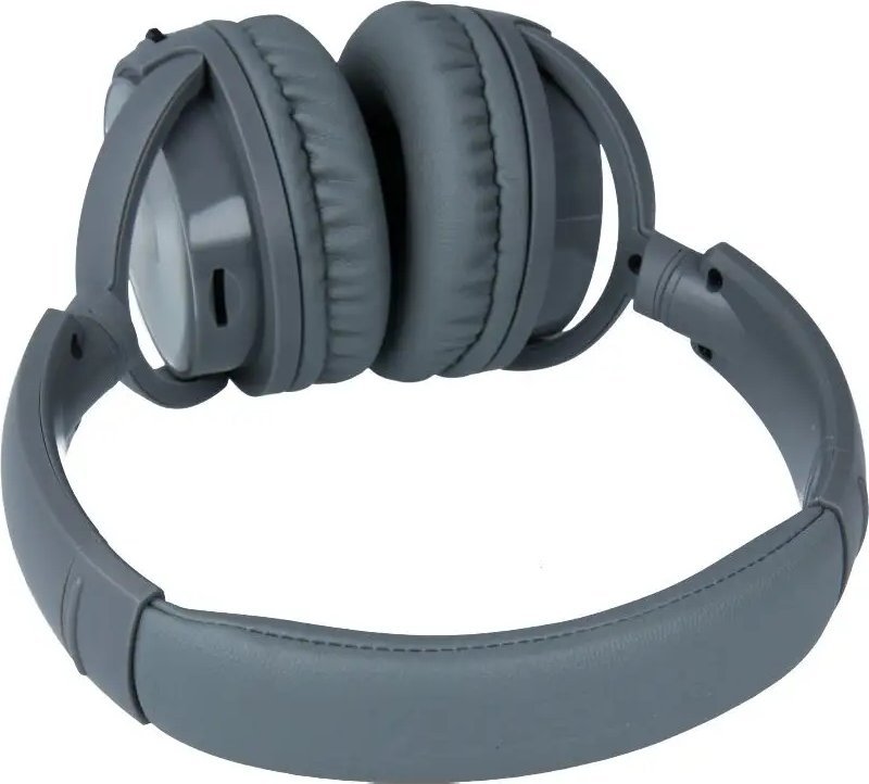 Безжични слушалки Swissten Trix, Bluetooth, над уво, сребрено сиви