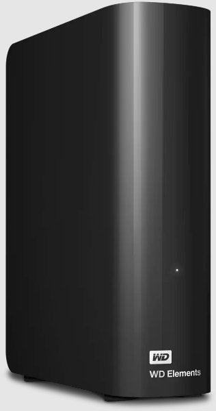 Disk i jashtëm HDD WD Elements Desktop, 20TB, i zi