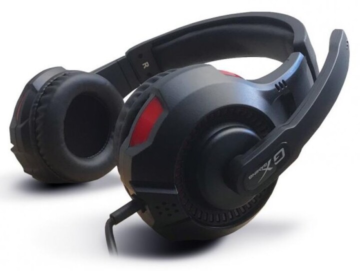Kufje Genius GX Gaming HS-G600V, të zeza / kuqe