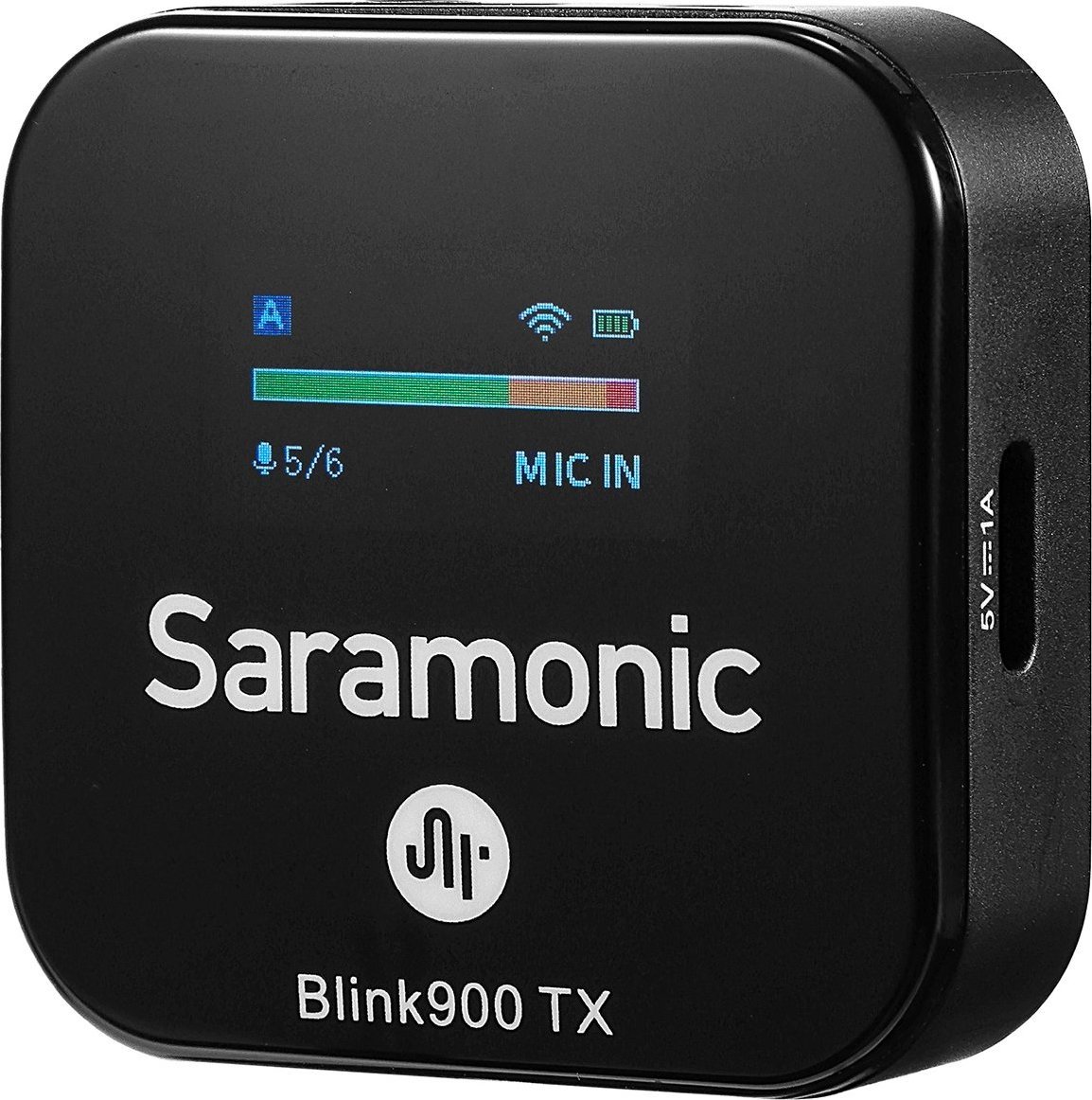 Mikrofon pa tela Saramonic Blink900 B1, sistem wireless, i zi