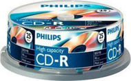 Disk CD R Philips CR8D8NB25/00, 800MB, 40x, set 25 copë