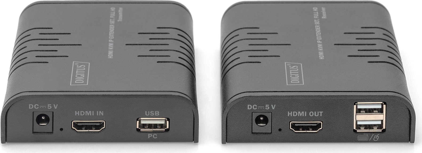Sistem transmetimi AV Digitus DIGITUS IP KVM Extender Set, 120 m, Full HD 1080p 60Hz, i zi