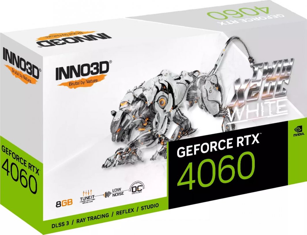 Kartelë grafike Inno3D GeForce RTX 4060 Twin X2 OC White 8GB GDDR6