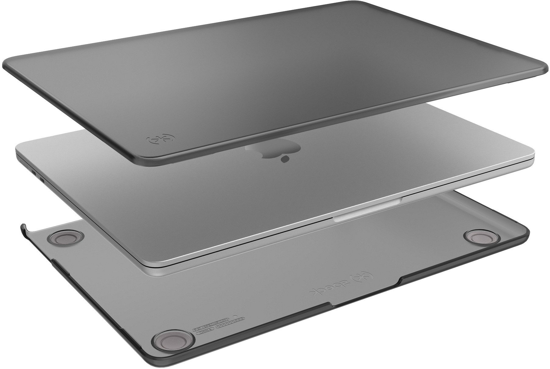 Këllëf SmartShell për Apple MacBook Air 13" M2 M3 M4, 2022 2025, obsidian