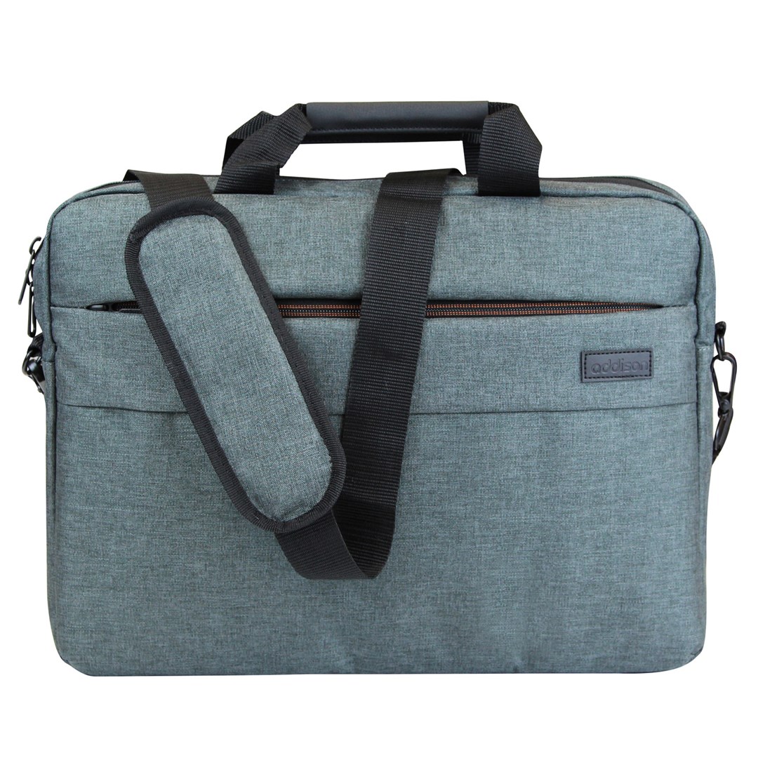 Çantë dore për laptop Addison 307015, 15.6", e hirtë
