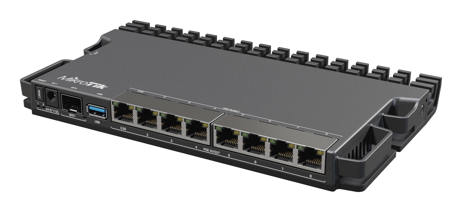 Router MikroTik RB5009UPr+S+IN, 2.5Gbps, 1GB RAM, i zi