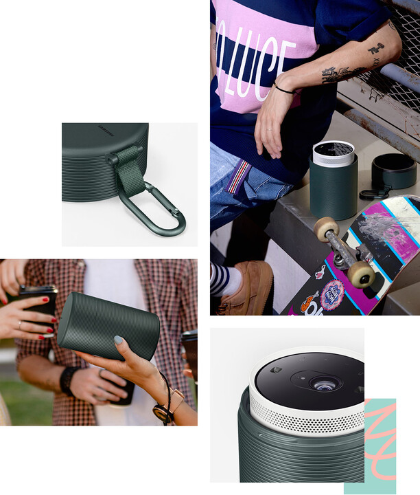 Mbrojtëse MON Samsung për projektorin Samsung The Freestyle, e gjelbërt