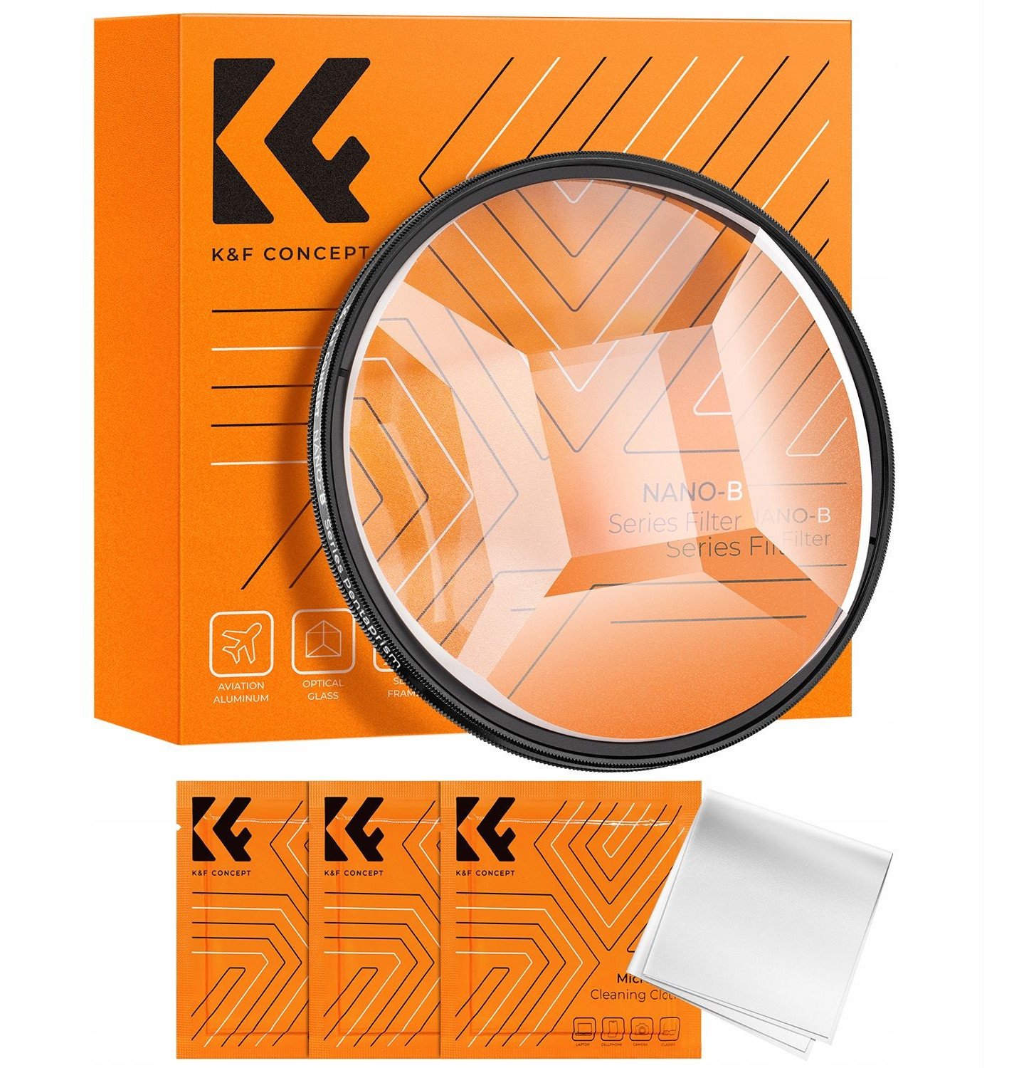 Filter fotografik K&amp;F Concept Kaleidoscope 5x, 82mm, pentagon pentaprism