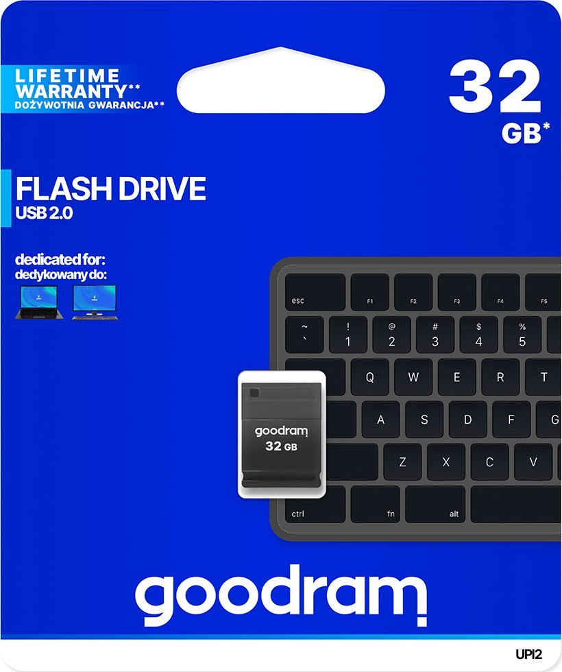 Goodram UPI2 USB Флеш Диск, 32 GB, Црн