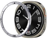 Bezel çelik për smartwatch Spigen Bezel Tune Pilot, për Samsung Galaxy Watch8 44mm, çelik inox, argjend