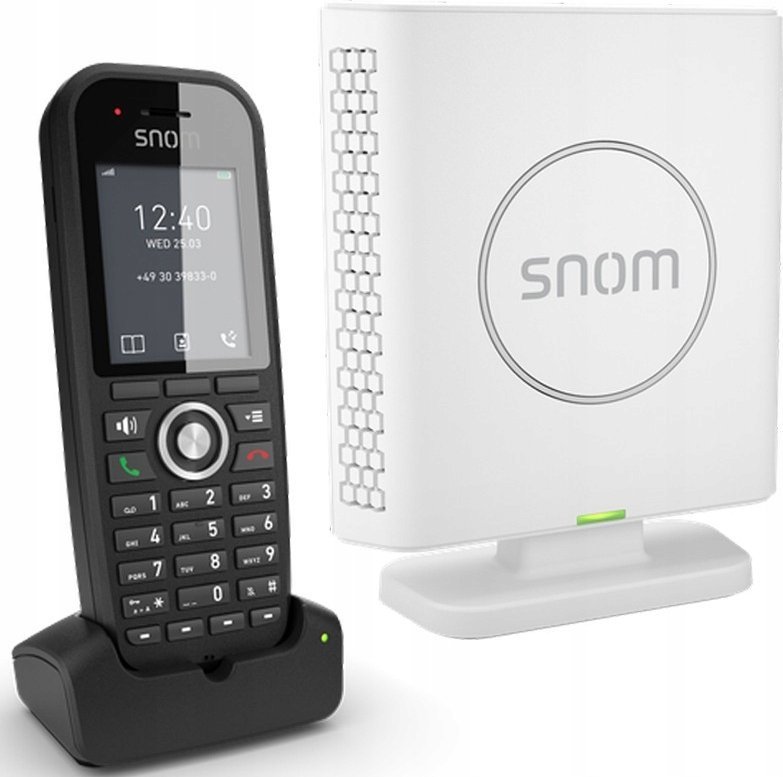 Telefoni pa tela Snom M430, DECT, ekran 2", i zi e i bardhë