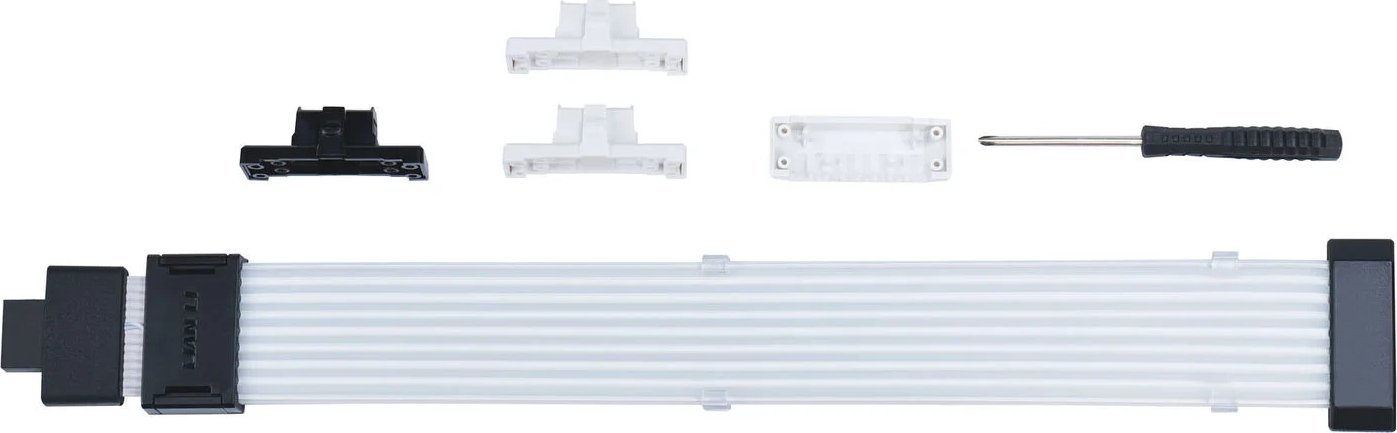 Kabllo zgjatuese GPU Lian Li Strimer Wireless 12+4-pin, ARGB, e bardhë