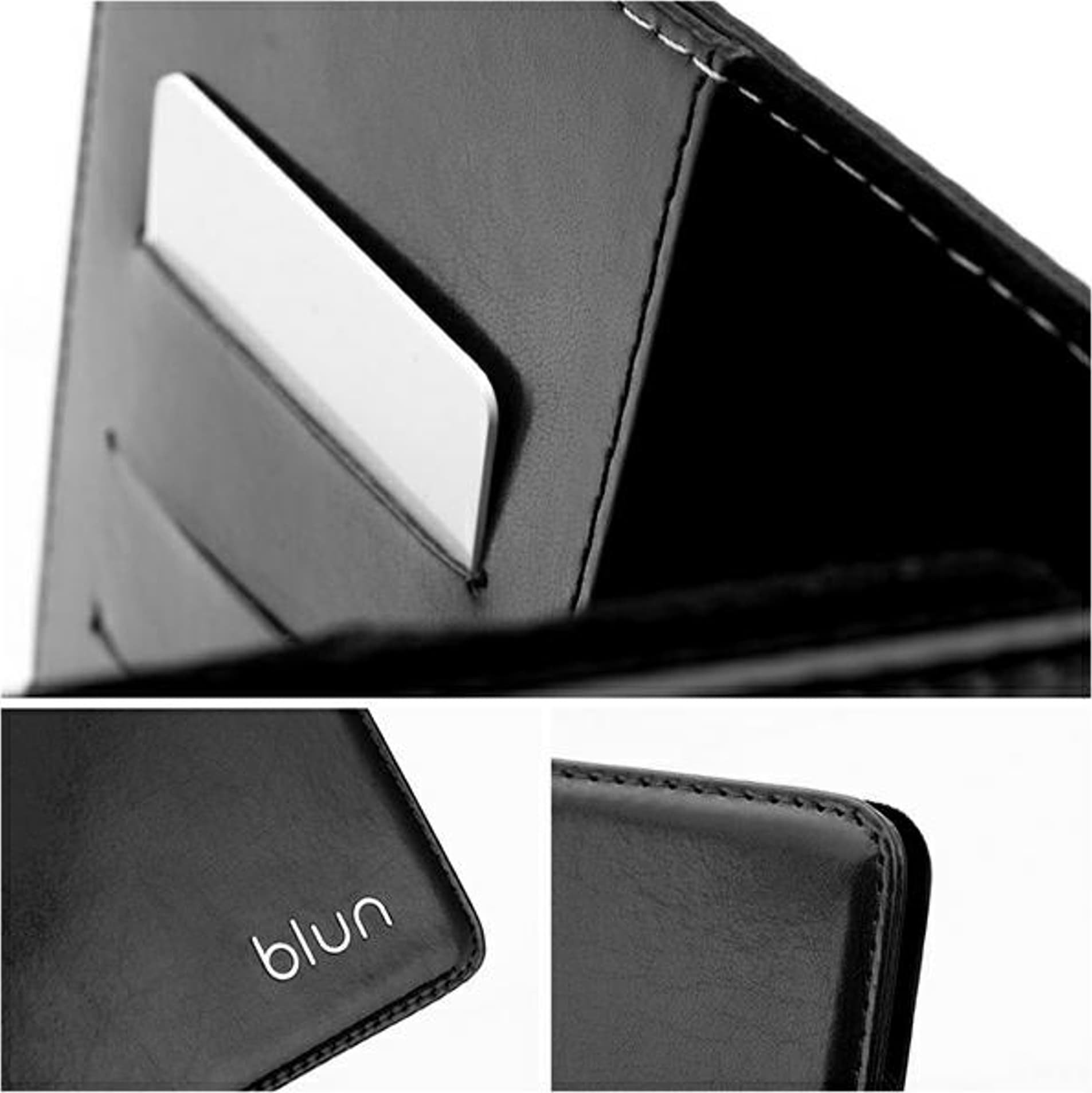 Husë tablet Blun Case, universale 11", me mbajtëse, e zezë