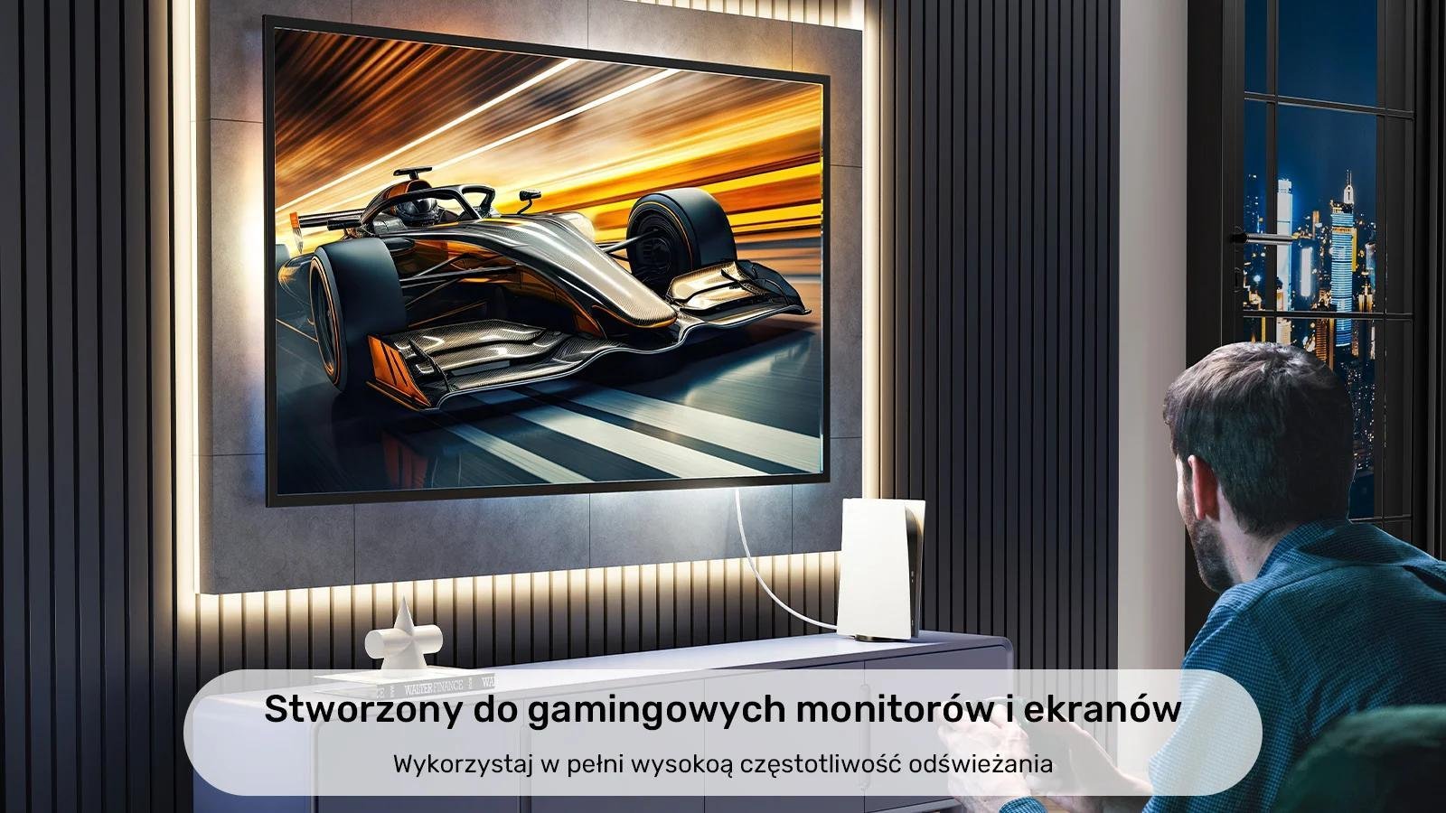 Kabllo HDMI Unitek C11090AWH03-1M, HDMI 2.0, 4K, 1m, e bardhë