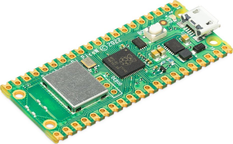 Mikrokontroller Raspberry Pi Pico W SC0918, RP2040 32 bit, 2MB Flash