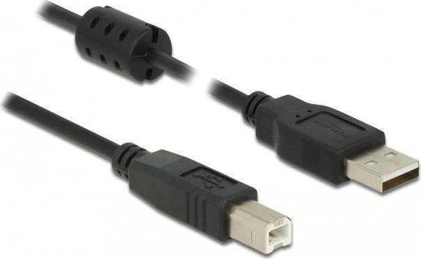 Kabllo USB Delock 84894, USB A në USB B, 0.5 m, e zezë