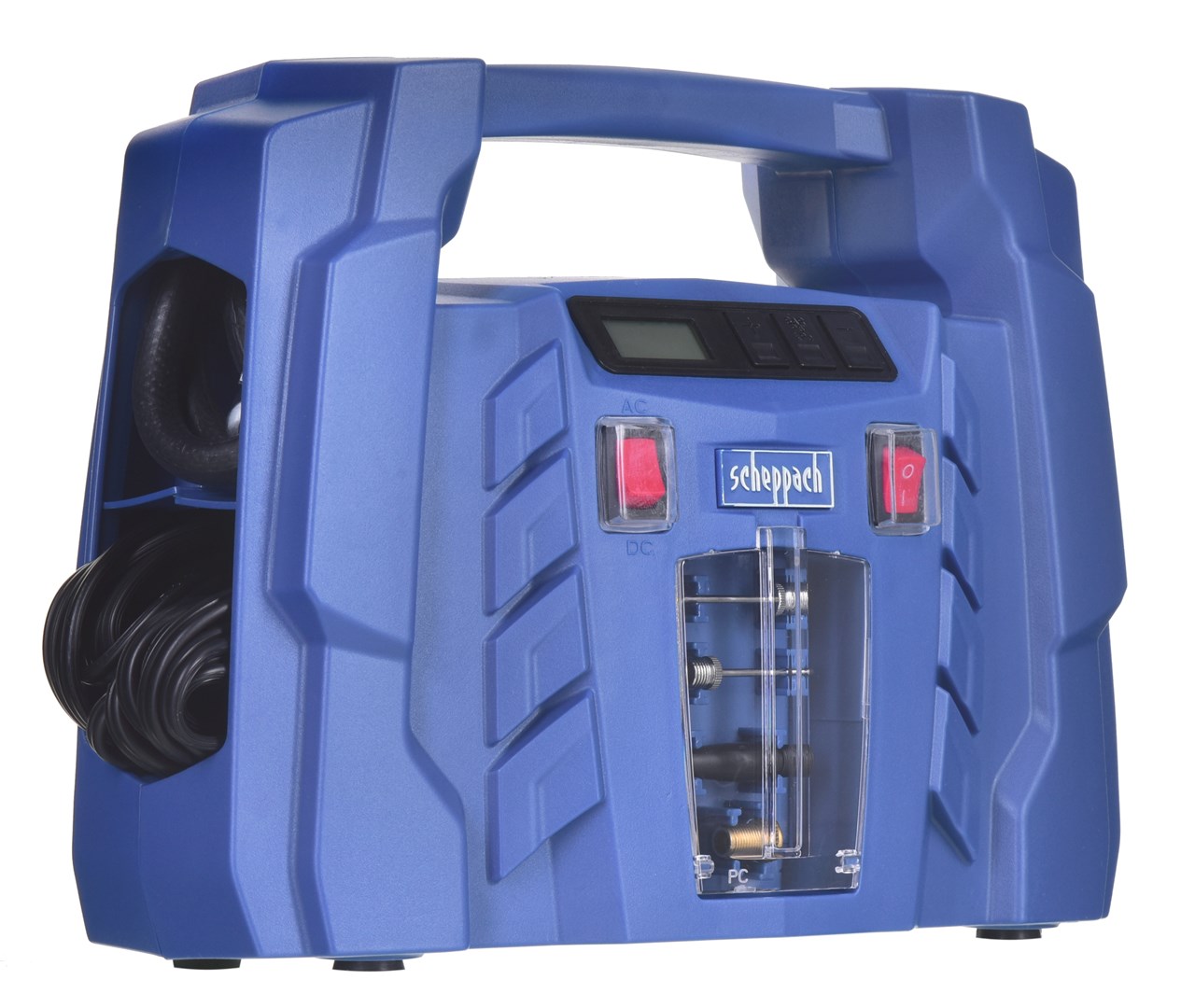 Kompresor portativ Scheppach AIR-FORCE 5, 8 bar, 220-240 V, plastik, i zi