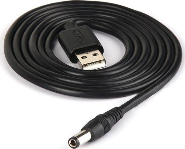 Kabllo Unitek USB - DC, 5.5mm, 1.5m, e zezë