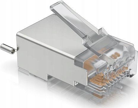 Konektor RJ45 Ubiquiti UISP-Connector-SHD, i mbrojtur, paketim 100 copë