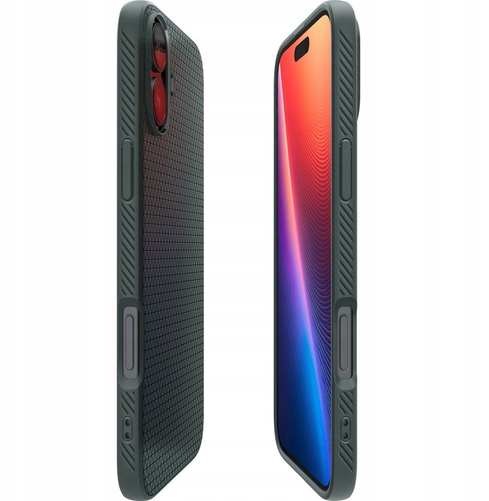 Mbulesë telefoni Spigen Liquid Air për iPhone 17, plastike, jeshile Abyss
