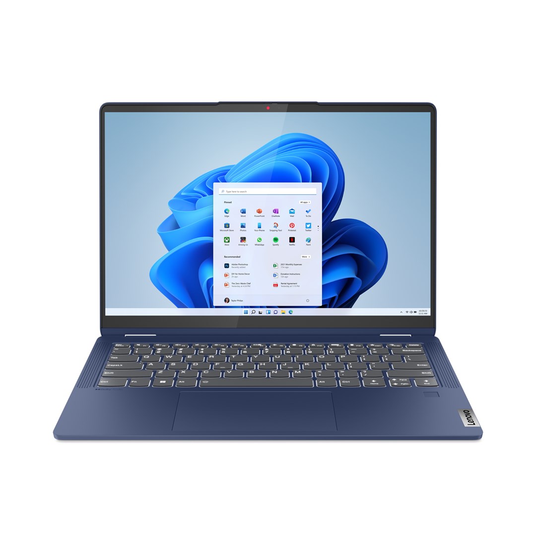 Laptop Lenovo IdeaPad Flex 5 14ABR8, 14", AMD Ryzen 7 7730U, 16GB LPDDR4x, 512GB SSD, i kaltër