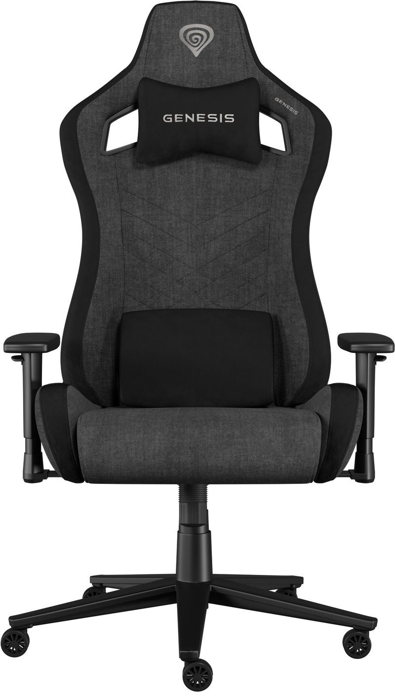 Karrige gaming Genesis Nitro 660, tekstil, mbajtëse deri 150kg, e zezë gri