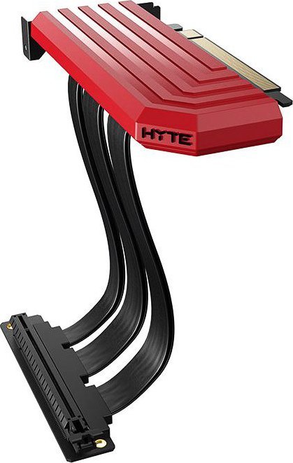 Kabllo Hyte Riser PCIE40 4.0, 20cm, e kuqe