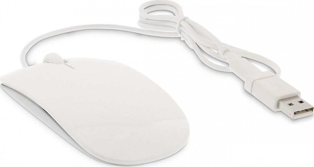 Maus LMP Easy, me kabllo, USB, USB-C, i bardhë