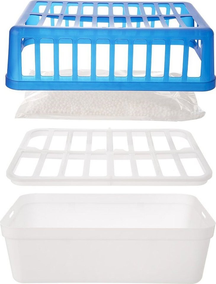 Absorbues lagështie Orion Effective, 1kg, për shtëpi dhe garazh, i bardhë